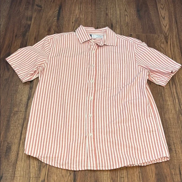 Old Navy Mens Striped Short Sleeve Shirt - Picture 1 of 2